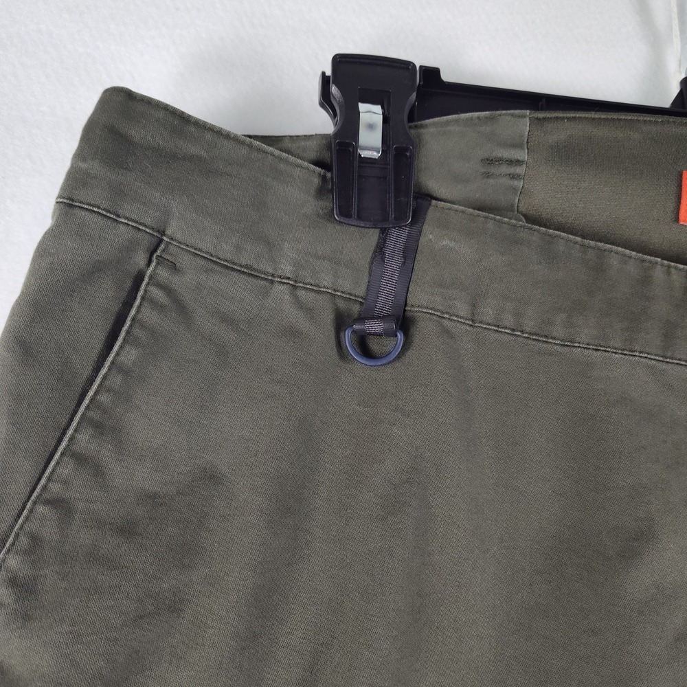 Nike Sportswear Bonded Woven Pants Olive Green Ankle Zip 727344-325 Men 36 - Picture 7 of 16